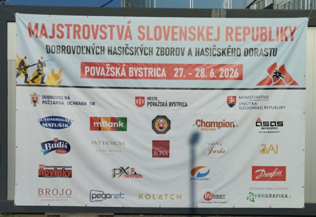 Pekáreň BROJO podporila v júni 2026 majstrovstvá Slovenska hasičov.